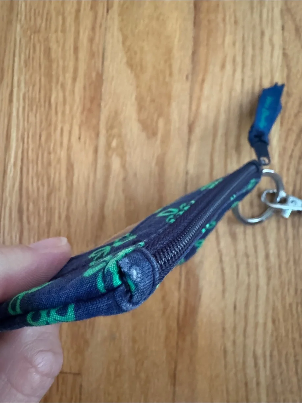 Vera Bradley Notre Dame ID Card Holder with Lanyard & Keyring